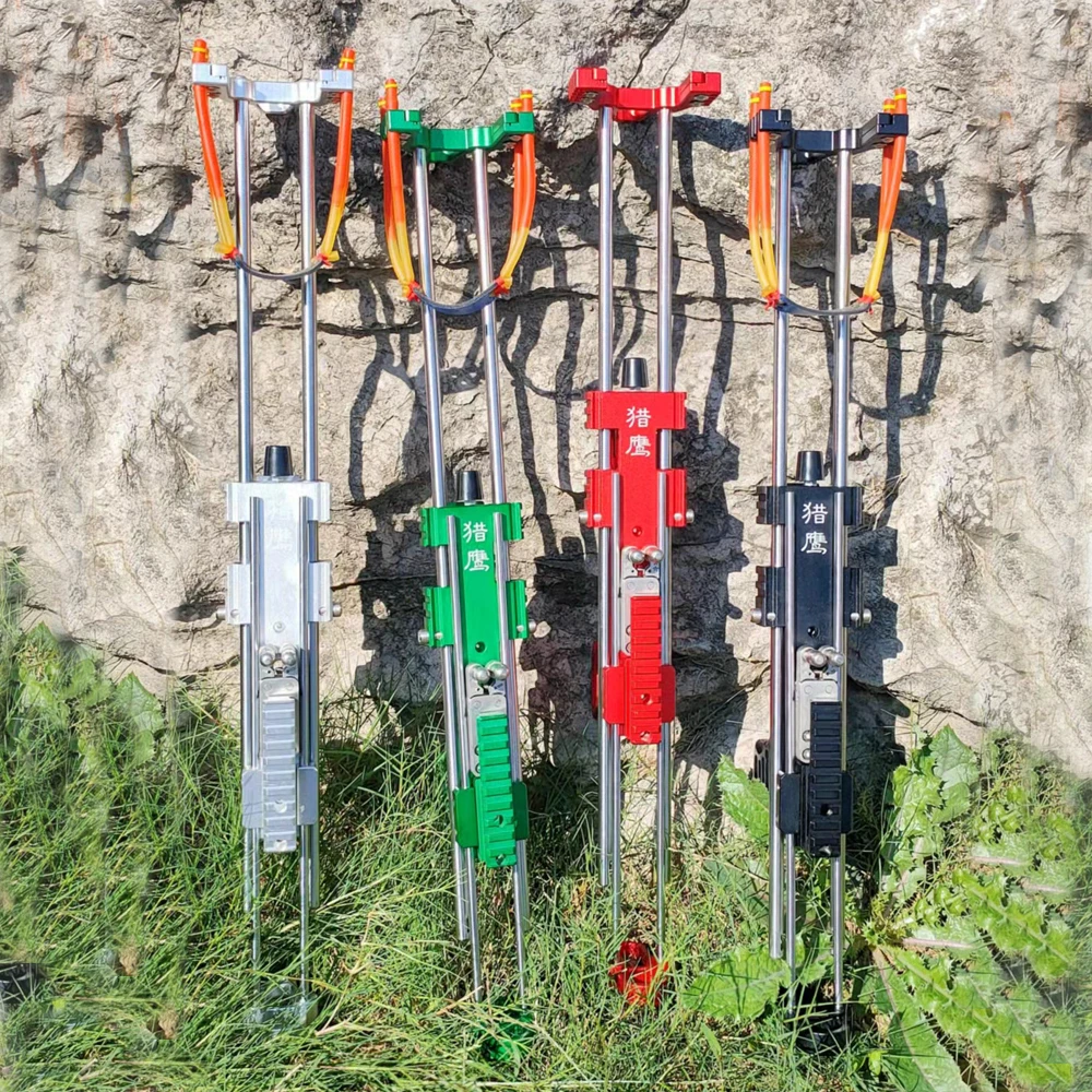 2021 New Falcon Catapult Stainless Steel Catapult Outdoor Sports Shooting Precision CNC Double Safety Cordless Gift toy DIY
2021 New Falcon Catapult Stainless Steel Catapult Outdoor Sports Shooting Precision CNC Double Safety Cordless Gift toy DIY