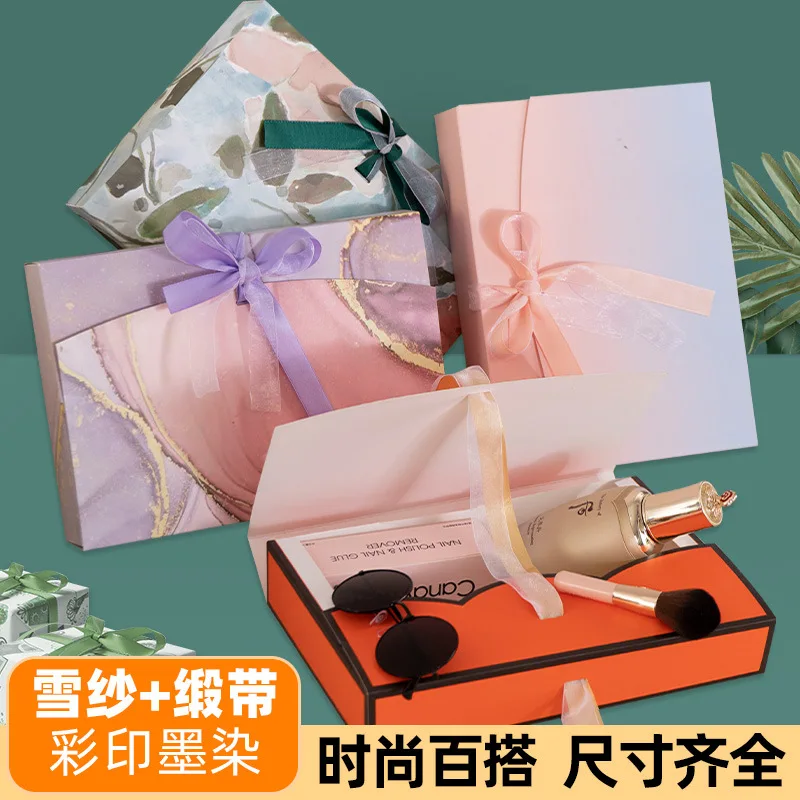 Gift Paper Box With Ribbon Wedding Birthday Party Cookies Snack Packaging Clothing Storage Favors Chocolate Candy
Gift Paper Box With Ribbon Wedding Birthday Party Cookies Snack Packaging Clothing Storage Favors Chocolate Candy