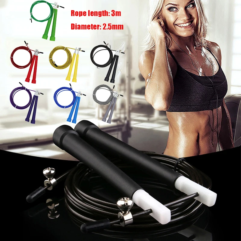 New Steel Wire Skipping Adjustable Jump Rope Fitnesss Equipment Exercise Wire Skipping Anti-Slip Handle Speed & Weighted Jump
New Steel Wire Skipping Adjustable Jump Rope Fitnesss Equipment Exercise Wire Skipping Anti-Slip Handle Speed & Weighted Jump