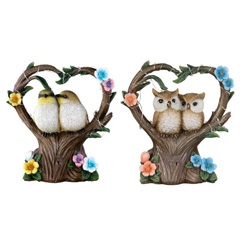 Owl Garden Statue Lawn Ornaments With LED Lights Funny Figurine Decor Resin Owls Statue Outdoor Owl Decor For Lawn Pathway Yard
Owl Garden Statue Lawn Ornaments With LED Lights Funny Figurine Decor Resin Owls Statue Outdoor Owl Decor For Lawn Pathway Yard