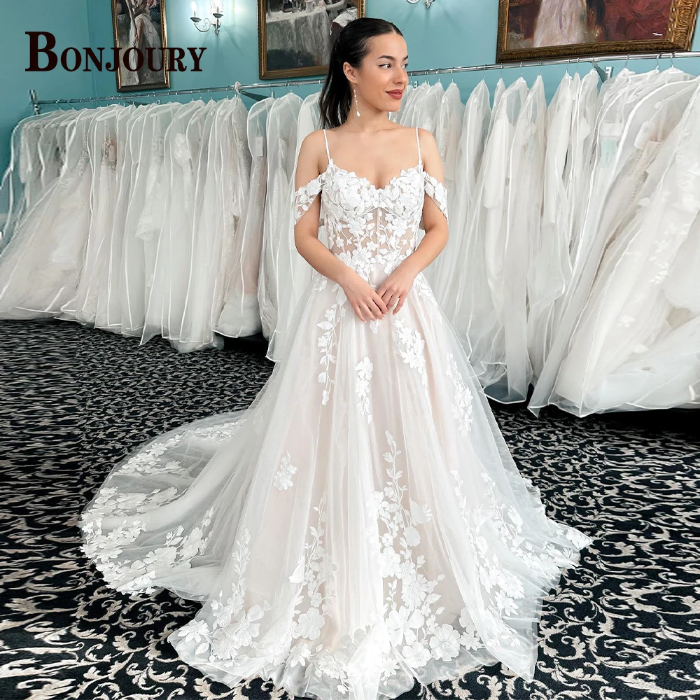 BONJOURY Modish 2023 Wedding Dresses Sweetheart off Shoulder For Women A-line Vestido De Noiva Tulle Made To Order Bride Formal
BONJOURY Modish 2023 Wedding Dresses Sweetheart off Shoulder For Women A-line Vestido De Noiva Tulle Made To Order Bride Formal