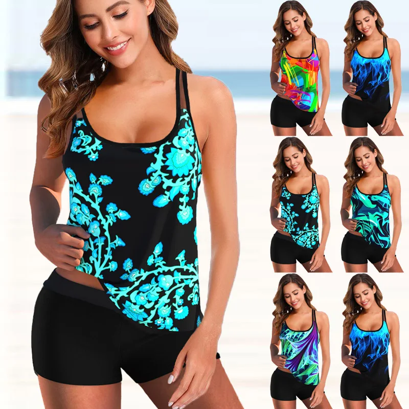 New Women Swimsuit Sexy Tankini Plus Size Bikinis Digital Print Suspender Beachwear Split Swimwear Two Piece Bathing Suit
New Women Swimsuit Sexy Tankini Plus Size Bikinis Digital Print Suspender Beachwear Split Swimwear Two Piece Bathing Suit