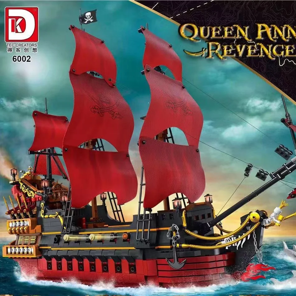 Diy Модель мести королевы Анны Карибского пирата сборные микроэлементы строительные блоки корабль игрушка черный жемчуг город 3694 шт.
Diy Модель мести королевы Анны Карибского пирата сборные микроэлементы строительные блоки корабль игрушка черный жемчуг город 3694 шт.