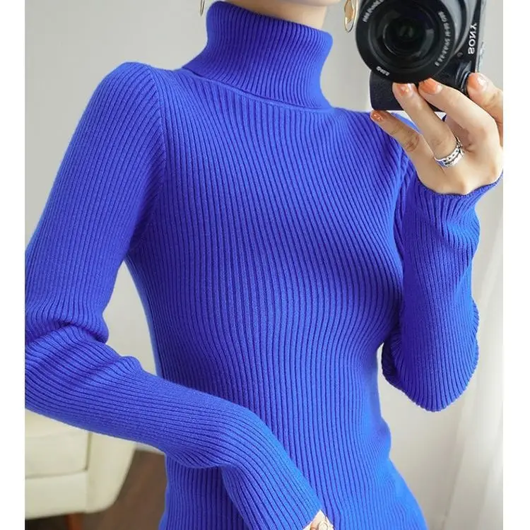 Autumn Winter New Wool Blend Sweater Woman Horseshoe Design Pile Collar Pullover Casual Knitted Top Cashmere Female Sweater V381
Autumn Winter New Wool Blend Sweater Woman Horseshoe Design Pile Collar Pullover Casual Knitted Top Cashmere Female Sweater V381