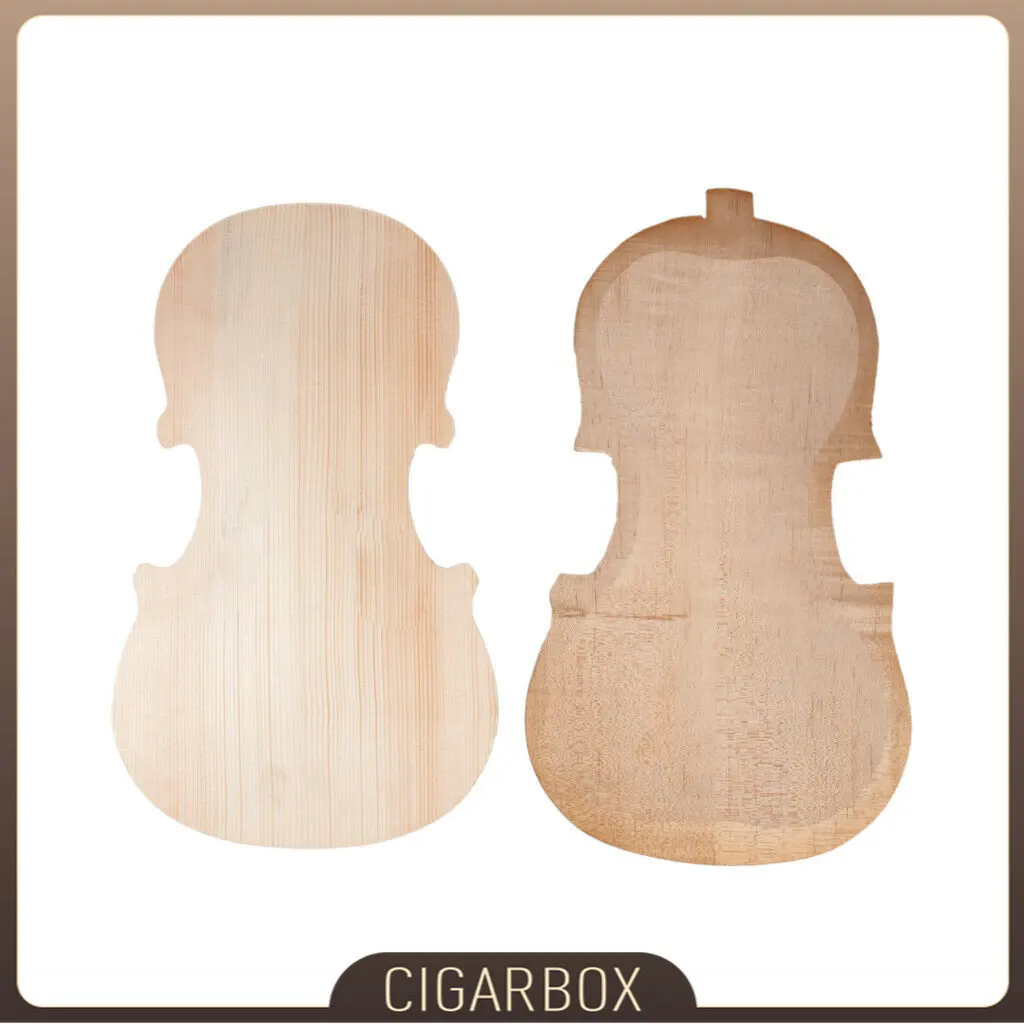2Pcs/lot 4/4-1/8 Violin Front/Back Plate Solid Wood Unfinished Violin DIY Making Parts VIolin Maker Luthier Accessories
2Pcs/lot 4/4-1/8 Violin Front/Back Plate Solid Wood Unfinished Violin DIY Making Parts VIolin Maker Luthier Accessories