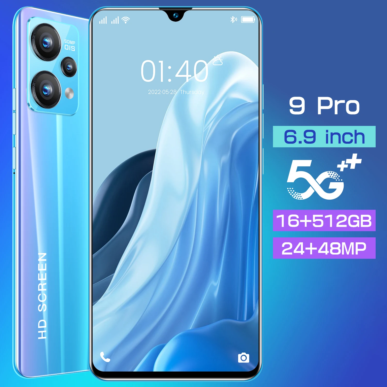 Последняя версия смартфона R9 Pro 6,9 дюйма 16 ГБ 512 ГБ разблокированный телефон Android 11 сотовый телефон мобильный телефон
Последняя версия смартфона R9 Pro 6,9 дюйма 16 ГБ 512 ГБ разблокированный телефон Android 11 сотовый телефон мобильный телефон