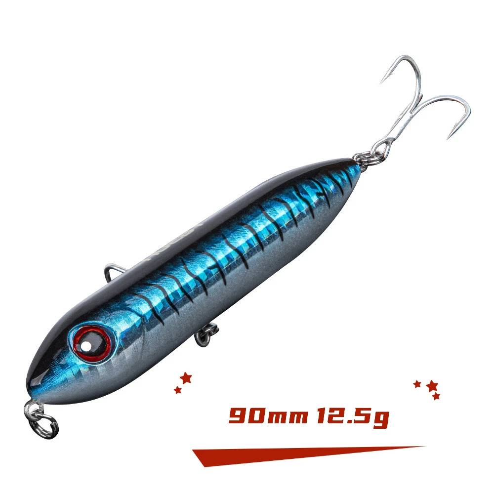 Floating Pencil Fishing Lure 90mm 12.5g Surface Wobblers Walker Topwater Artificial Hard Bait for Pike Bass Sea Stickbait
Floating Pencil Fishing Lure 90mm 12.5g Surface Wobblers Walker Topwater Artificial Hard Bait for Pike Bass Sea Stickbait
