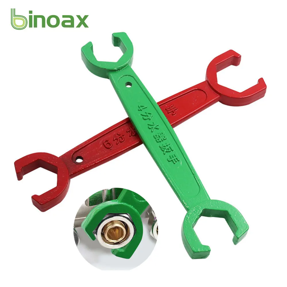 Water Separator Quick Wrench 4/6 Points Opening Double End Spanner Floor Heating Water Distributor Spanner Faucet Wrench
Water Separator Quick Wrench 4/6 Points Opening Double End Spanner Floor Heating Water Distributor Spanner Faucet Wrench