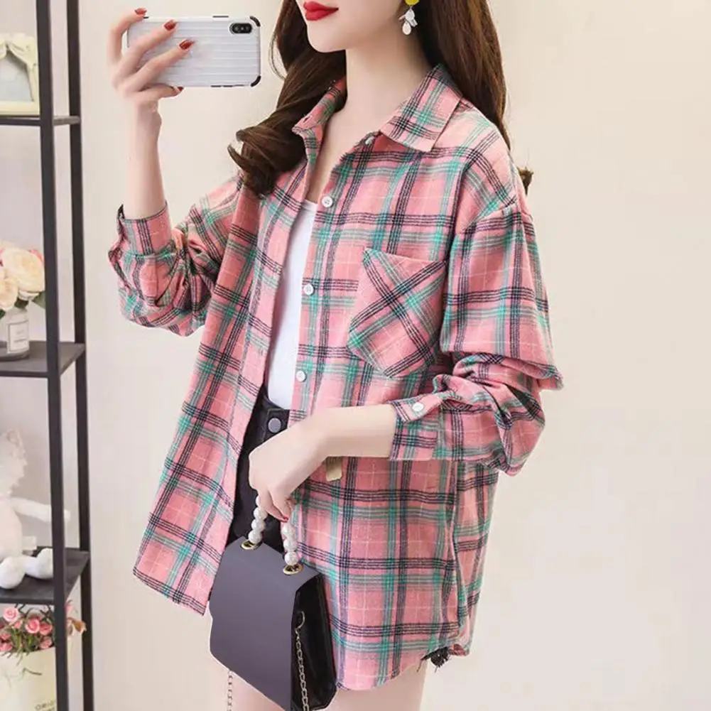 Amazing Casual Shirt Single-breasted Versatile Fashion Women Loose Shirt Top Loose Shirt Ladies Blouse
Amazing Casual Shirt Single-breasted Versatile Fashion Women Loose Shirt Top Loose Shirt Ladies Blouse