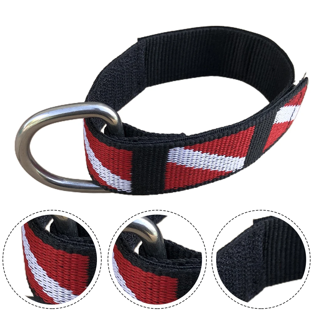 Adjustable Scuba Diving Wrist Strap Lanyard Webbing Band With Metal D-Ring Water Sports Swimming Accessories Equipments
Adjustable Scuba Diving Wrist Strap Lanyard Webbing Band With Metal D-Ring Water Sports Swimming Accessories Equipments