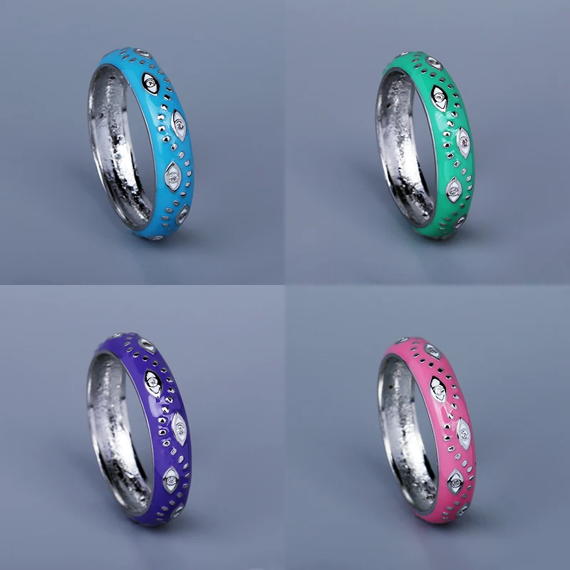 Exquisite Ring for Women's Fashion Color Enamel Plain Ring Ring Eye Shape Ring Party Jewelry Handmade Enamel Jewelry
Exquisite Ring for Women's Fashion Color Enamel Plain Ring Ring Eye Shape Ring Party Jewelry Handmade Enamel Jewelry
