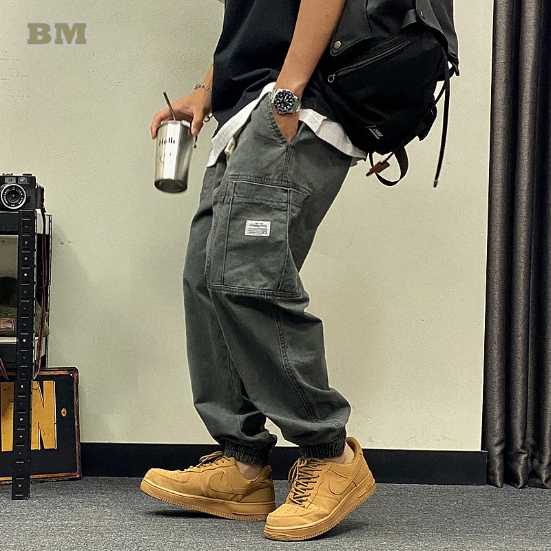 Japanese Streetwear Vintage Baggy Cargo Pants Harajuku Plus Size Joggers Men Clothing Korean Casual Tactical Trousers Male
Japanese Streetwear Vintage Baggy Cargo Pants Harajuku Plus Size Joggers Men Clothing Korean Casual Tactical Trousers Male