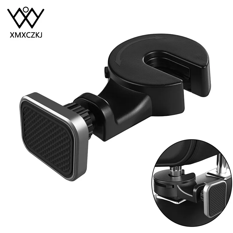 

Magnetic Car Phone Holder Universal Magnet Car BackSeat Headrest Phone Mount for iPhone Samsung in Car Mobile Cell Phone Stand