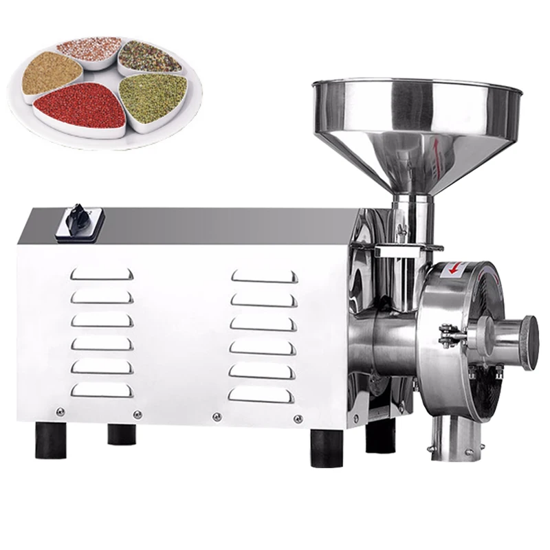 30-50kg/hStainless Steel Electric Grain Mill Grinder /Medicial Powder Machine /Cereals Grain Mill Herb Grinder For industry 
30-50kg/hStainless Steel Electric Grain Mill Grinder /Medicial Powder Machine /Cereals Grain Mill Herb Grinder For industry