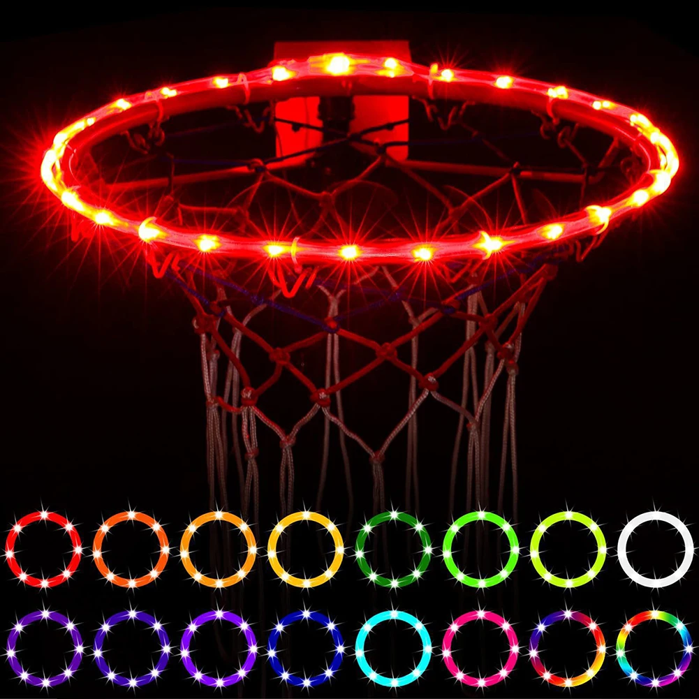 LED Basketball Hoop Light Remote Control 16 Colors Waterproof LED Flexible Basketball Rim LED Light Basket Ring Shelf Decor
LED Basketball Hoop Light Remote Control 16 Colors Waterproof LED Flexible Basketball Rim LED Light Basket Ring Shelf Decor