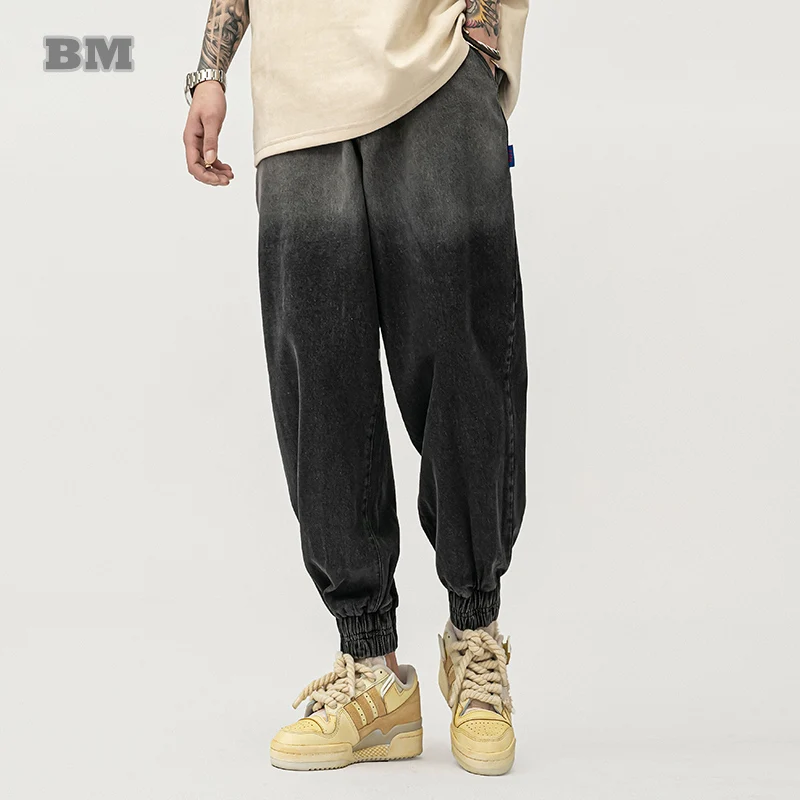 Japanese Streetwear Spring Gradient Jeans Harajuku Fashion Denim Harem Pants Korean Joggers Men Clothing Loose Baggy Trousers
Japanese Streetwear Spring Gradient Jeans Harajuku Fashion Denim Harem Pants Korean Joggers Men Clothing Loose Baggy Trousers
