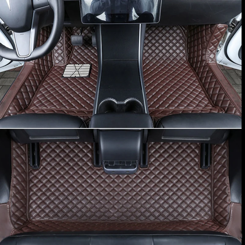 Высокая яркость для Tesla Model 3 2019 2020 2021, двухслойные кожаные автомобильные накладки на ножки, коврик, украшение интерьера
Высокая яркость для Tesla Model 3 2019 2020 2021, двухслойные кожаные автомобильные накладки на ножки, коврик, украшение интерьера