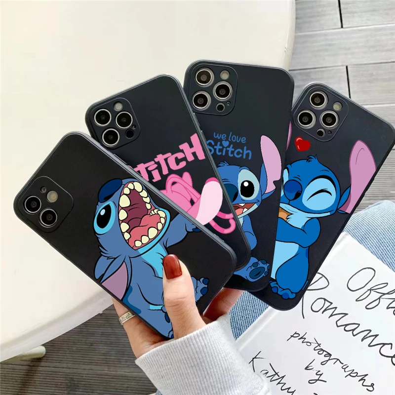 Disney Cartoon Stitch Phone Case For iPhone 11 13 12 Pro Max 12 13 Mini X XS XR MAX SE 6 7 8 Plus Black Coque Back Funda
Disney Cartoon Stitch Phone Case For iPhone 11 13 12 Pro Max 12 13 Mini X XS XR MAX SE 6 7 8 Plus Black Coque Back Funda