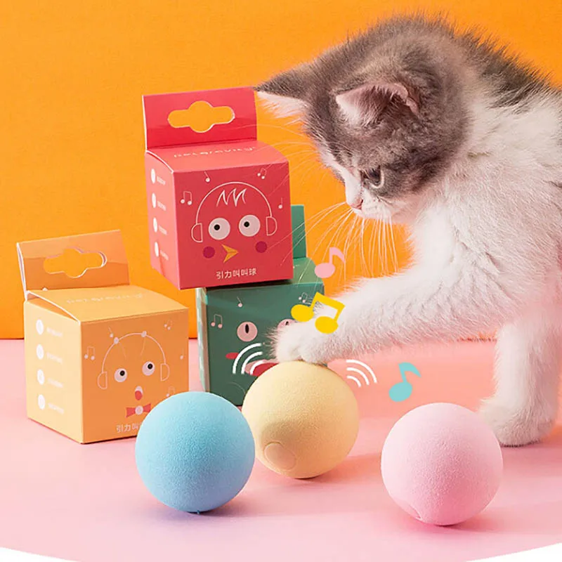 Cat Training Toy Pet Playing Ball Pet Squeaky Supplies Smart Cat Toys Interactive Ball Catnip Kitten Kitty Products Toy for Cats
Cat Training Toy Pet Playing Ball Pet Squeaky Supplies Smart Cat Toys Interactive Ball Catnip Kitten Kitty Products Toy for Cats