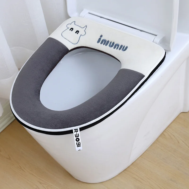 Bathroom Universal Toilet Cushion Plush with Handle Cute Cartoon Waterproof Toilet Washer Household Toilet Seat Cover Toilet Mat
Bathroom Universal Toilet Cushion Plush with Handle Cute Cartoon Waterproof Toilet Washer Household Toilet Seat Cover Toilet Mat