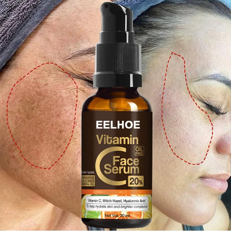 Vitamin C Whitening Face Serum Removal Freckle Dark Spots Brighten Skin Essence Remove Melanin Deposits Products Care 30ML
Vitamin C Whitening Face Serum Removal Freckle Dark Spots Brighten Skin Essence Remove Melanin Deposits Products Care 30ML
