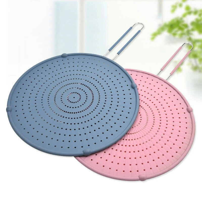 Silicone Splash Screen with Handle Nonstick Oil Pan Lid Non-Slip Frying Multifunctional Heat Resistant Oil Splash
Silicone Splash Screen with Handle Nonstick Oil Pan Lid Non-Slip Frying Multifunctional Heat Resistant Oil Splash