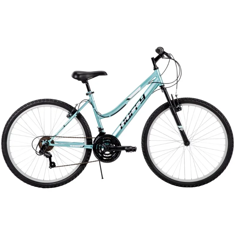 

Huffy 26” Rock Creek Women's 18-Speed Mountain Bike, Mint road bike