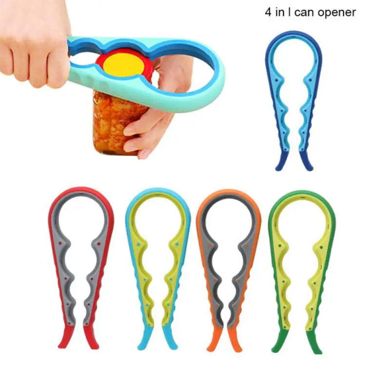 1PC 4 In 1 Lid Jar Opener Screw Cap Bottle Opener Can Opener Manual Nonslip Twist Cap Bottle Launcher Opener Kitchen Gadget Tool
1PC 4 In 1 Lid Jar Opener Screw Cap Bottle Opener Can Opener Manual Nonslip Twist Cap Bottle Launcher Opener Kitchen Gadget Tool