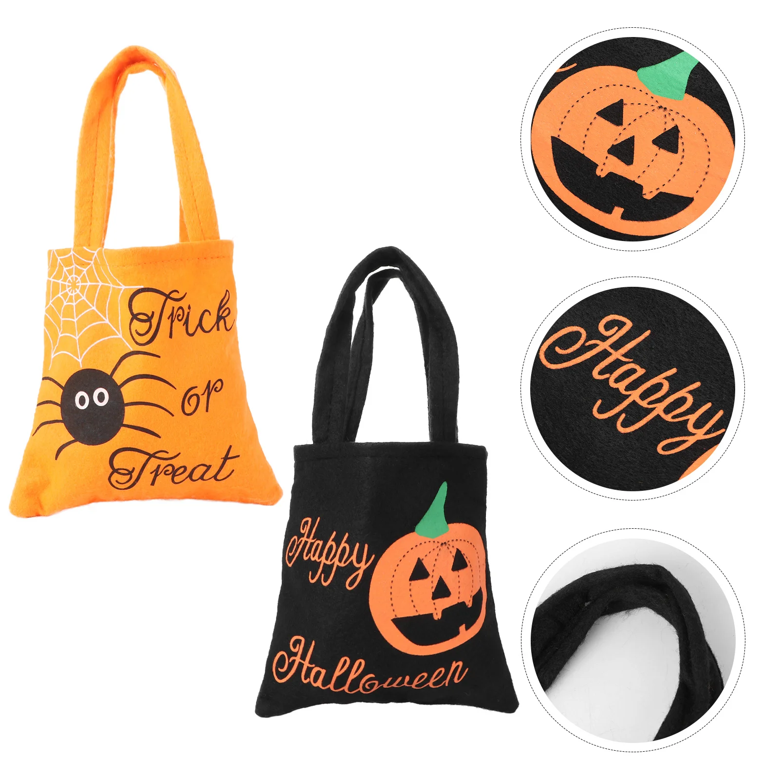 2pcs Treat Bags Practical Portable Convenient Trick or Treat Bags Candy Bags Gift for Party Festival Home
2pcs Treat Bags Practical Portable Convenient Trick or Treat Bags Candy Bags Gift for Party Festival Home