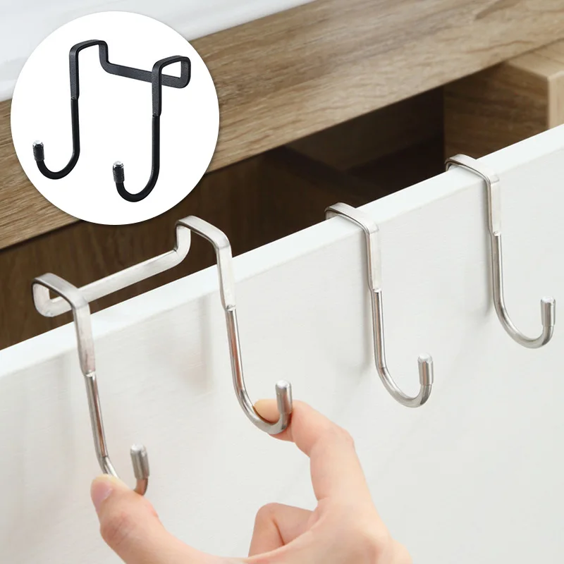 Stainless Steel Hook Free Punching Double S-Shape Multi-Functional Hook Kitchen Bathroom Cabinet Door Clothes Hook
Stainless Steel Hook Free Punching Double S-Shape Multi-Functional Hook Kitchen Bathroom Cabinet Door Clothes Hook