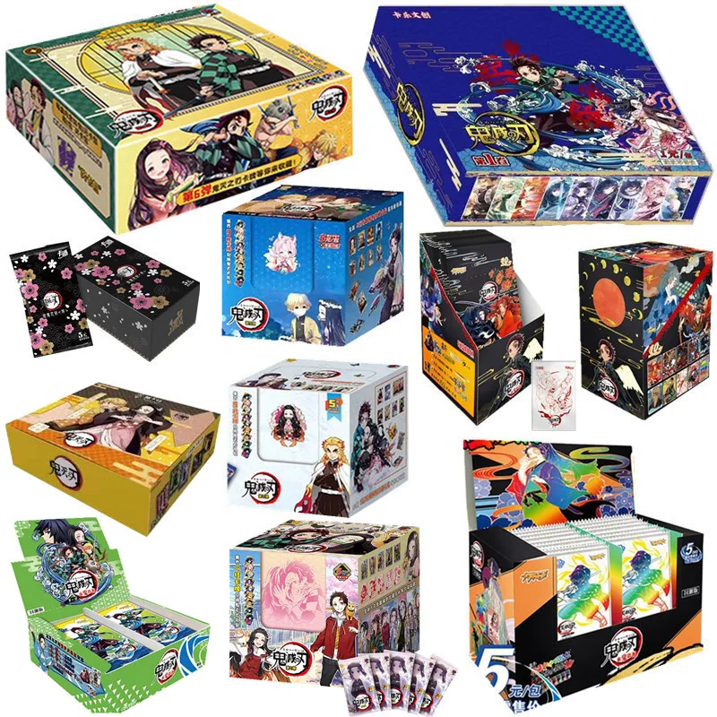 Demon Slayer Cards for Children Hobby Collection Original Chainsaw Man TCG Playing Game Rare Card Attack on Titan Kids Gifts Toy
Demon Slayer Cards for Children Hobby Collection Original Chainsaw Man TCG Playing Game Rare Card Attack on Titan Kids Gifts Toy