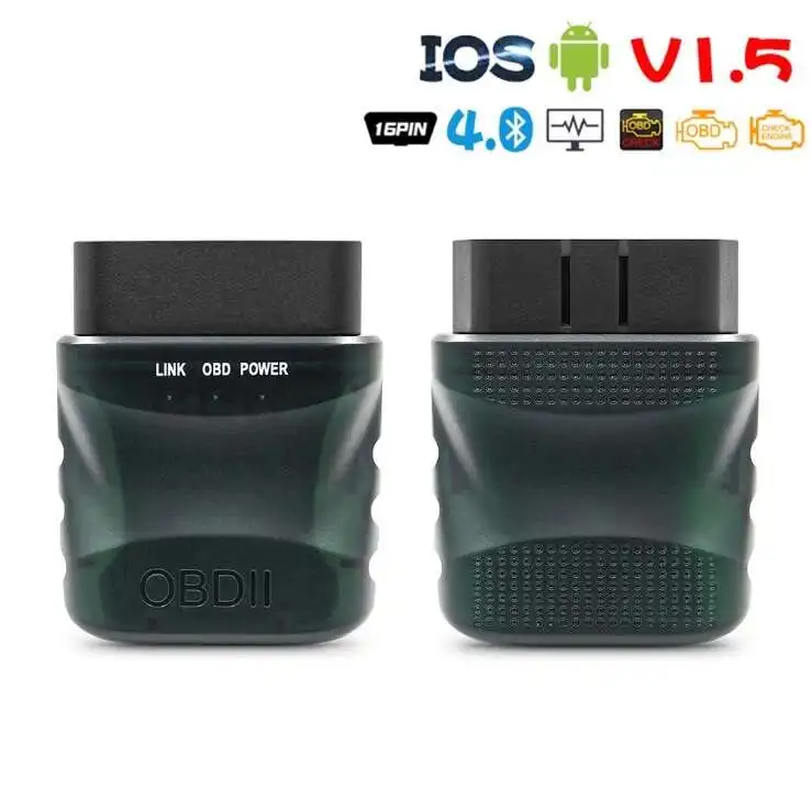 Mini OBD2 Bluetooth 4.0 Scanner for Multi-brands CAN-BUS ELM327 Bluetooth 4.0. Supports All OBD2 Protocol and IOS/Android/Symbia
Mini OBD2 Bluetooth 4.0 Scanner for Multi-brands CAN-BUS ELM327 Bluetooth 4.0. Supports All OBD2 Protocol and IOS/Android/Symbia