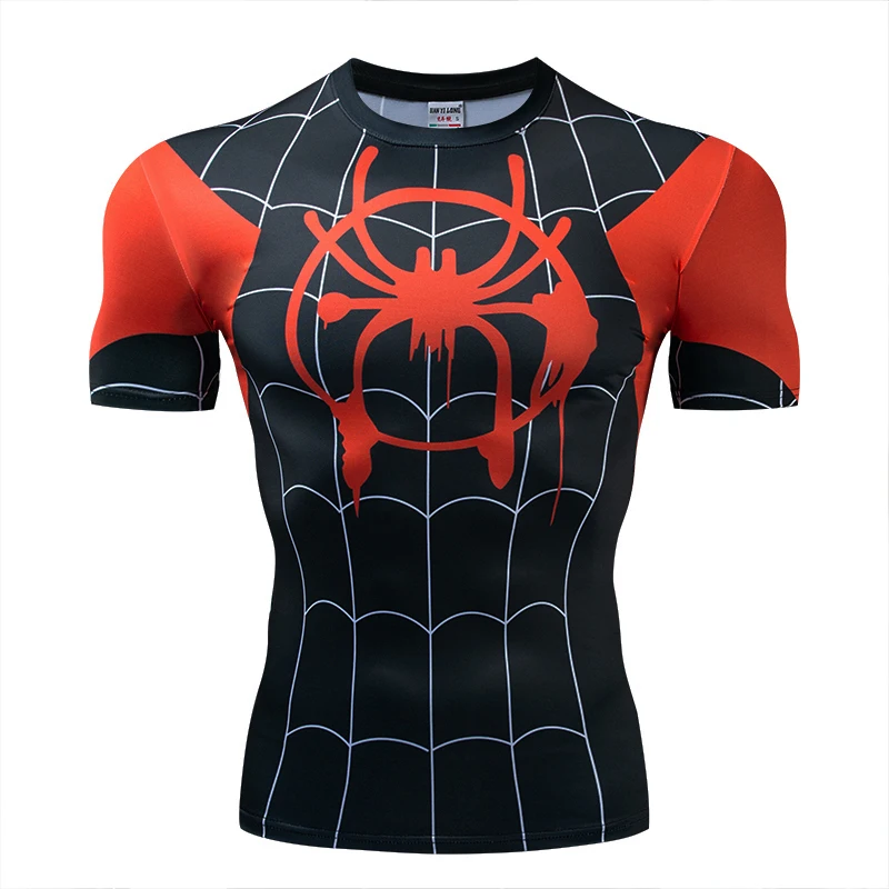Marvel Brand Original Spider-Man 3D T-shirt Men's Compression Short Sleeve Summer Top Avenger League Corner Play Clothing
Marvel Brand Original Spider-Man 3D T-shirt Men's Compression Short Sleeve Summer Top Avenger League Corner Play Clothing