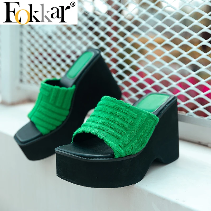 Eokkar Wedge Mules Platform High Heel Open Toe Slippers 2022 Block Heel Slides Sandals Women Hot Pink Sandals
Eokkar Wedge Mules Platform High Heel Open Toe Slippers 2022 Block Heel Slides Sandals Women Hot Pink Sandals
