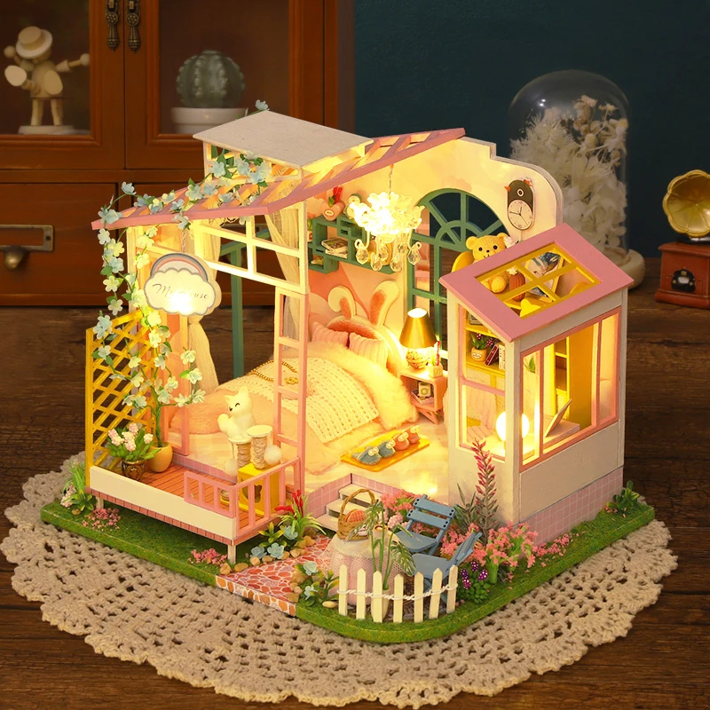 Кукольный домик Cutebee «сделай сам», мебель, миниатюрный кукольный домик, набор для строительства с подсветкой, пылезащитная крышка, 3D модель, ...
Кукольный домик Cutebee «сделай сам», мебель, миниатюрный кукольный домик, набор для строительства с подсветкой, пылезащитная крышка, 3D модель, ...