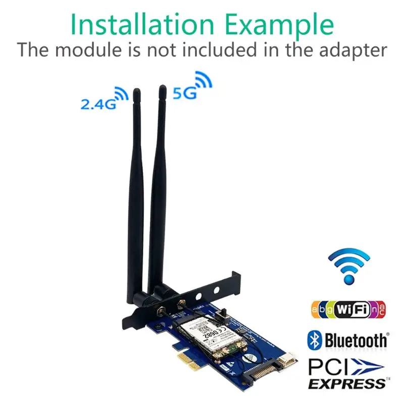 F19E Mini PCI-E PCI Express to PCI-E 1x Adapter With SIM card Slot for WiFi and 3G/4G/LTE card For PC
F19E Mini PCI-E PCI Express to PCI-E 1x Adapter With SIM card Slot for WiFi and 3G/4G/LTE card For PC