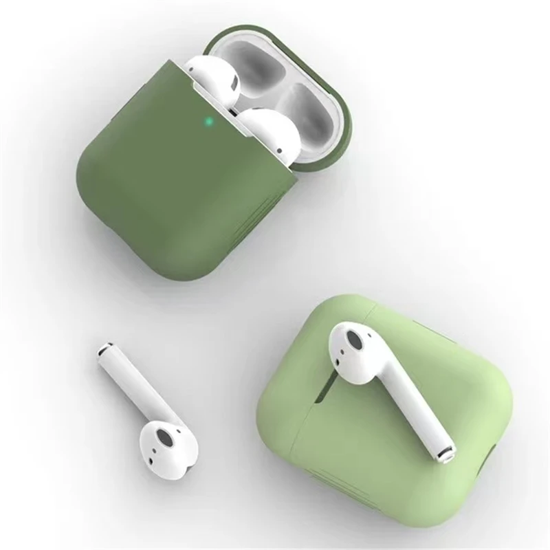 Silicone Earphone Case For Apple Airpods 1/2 Protection Bluetooth Wireless Earphone Cover For Apple Airpods Box
Silicone Earphone Case For Apple Airpods 1/2 Protection Bluetooth Wireless Earphone Cover For Apple Airpods Box