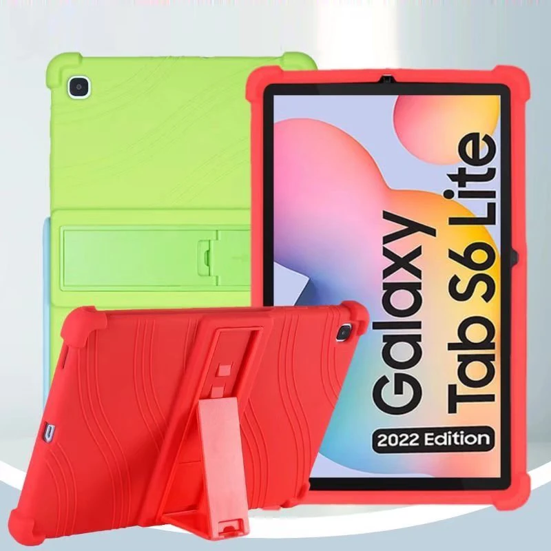 For Samsung Galaxy Tab S6 Lite Stand Cover S6Lite Silicone Case SM-P610 P615 P613 P619 Protective Shell Kids Shockproof Funda
For Samsung Galaxy Tab S6 Lite Stand Cover S6Lite Silicone Case SM-P610 P615 P613 P619 Protective Shell Kids Shockproof Funda