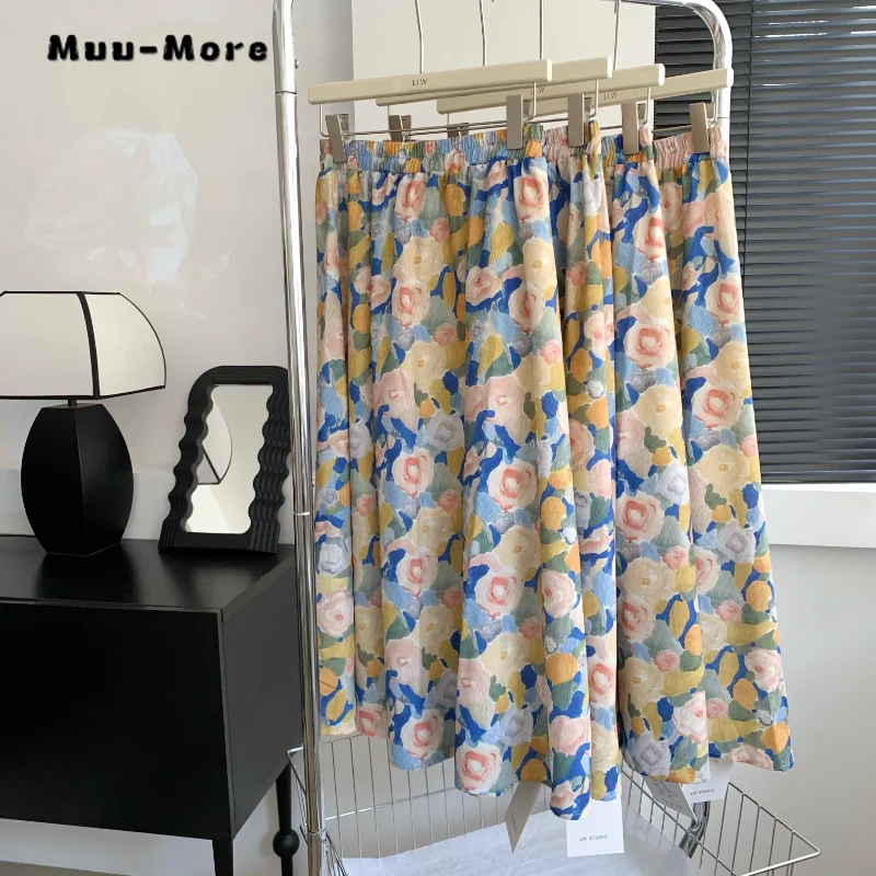 Юбка женская шифоновая средней длины, элегантная Милая свободная Милая юбка с цветочным принтом, с эластичной талией, лето 2023
Юбка женская шифоновая средней длины, элегантная Милая свободная Милая юбка с цветочным принтом, с эластичной талией, лето 2023