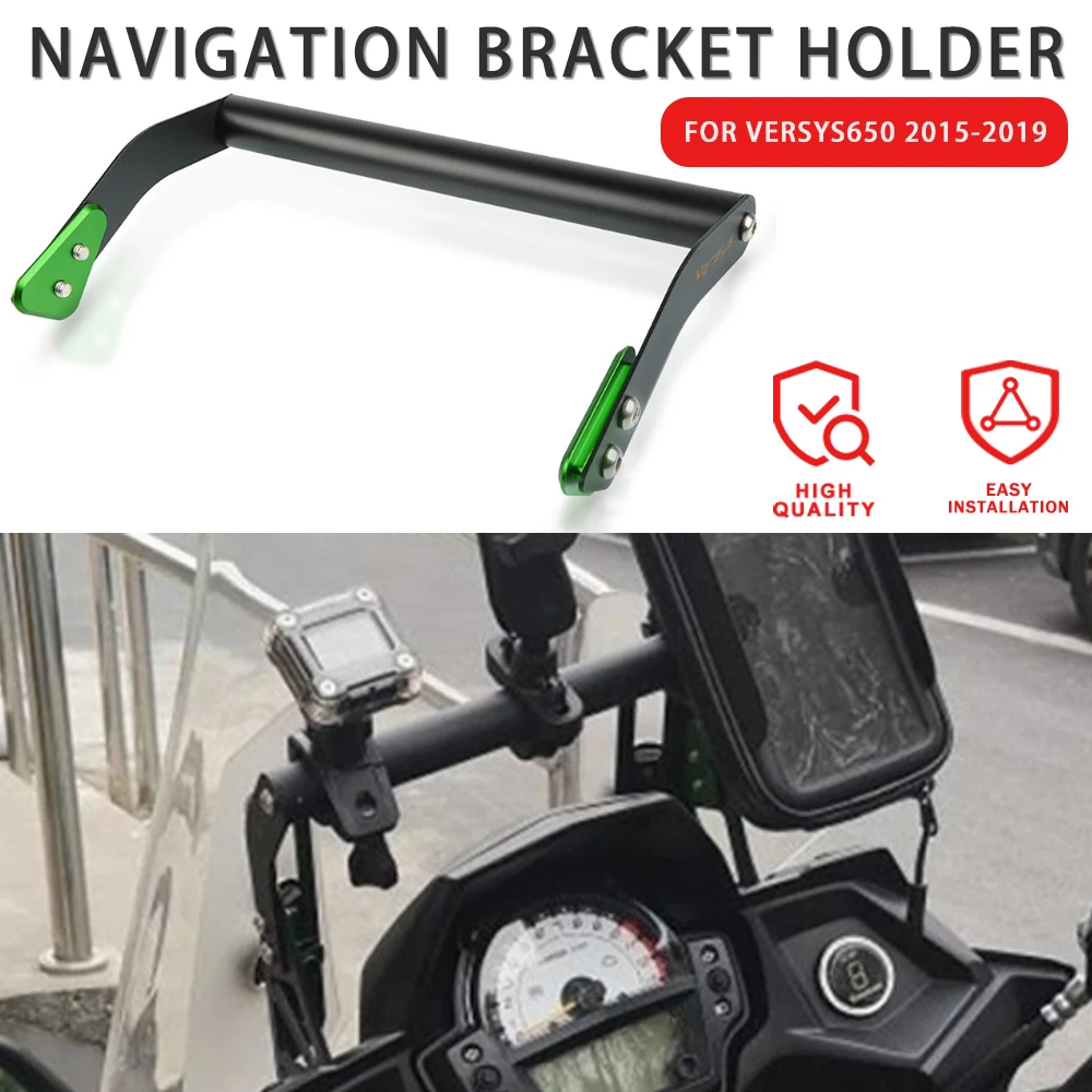 For KAWASAKI Versys 650 KLE650 Versys650 KLE 650 2015-2019 2018 2017 Motorcycle modified GPS navigation bracket Supporter Holder
For KAWASAKI Versys 650 KLE650 Versys650 KLE 650 2015-2019 2018 2017 Motorcycle modified GPS navigation bracket Supporter Holder