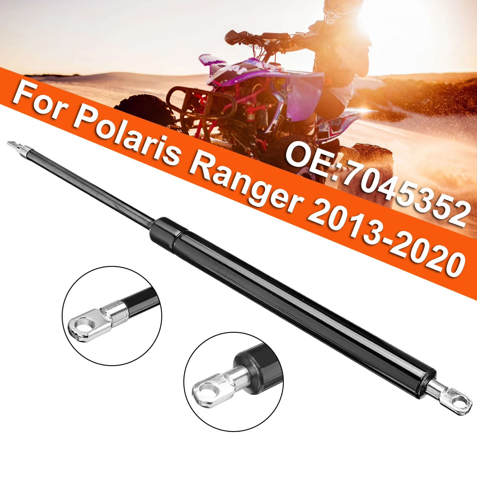 7045352 Hydraulic Support Rod for Beach Bikes, Bonnet gas spring with support bar for Polaris Ranger 2013-2020
7045352 Hydraulic Support Rod for Beach Bikes, Bonnet gas spring with support bar for Polaris Ranger 2013-2020
