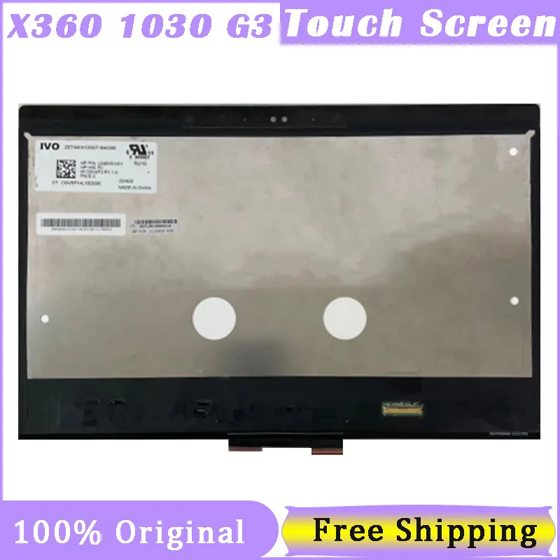 

13.3 Inch Touch Screen For HP EliteBook x360 1030 G3 Digitizer Assembly Replacement FHD 1920*1080 UHD 3840*2160