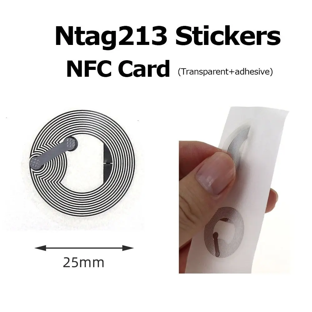 

20pcs Durable Fast Read 144 Bytes Accessories Adhesive Label Ntag213 Stickers NFC Tags RFID Tags
