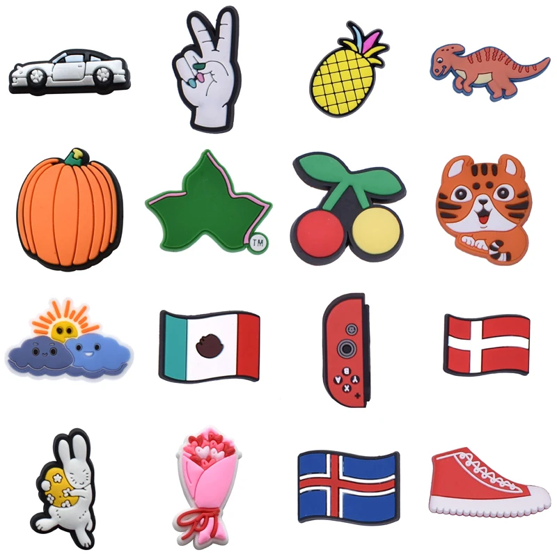 

Men Women Charm Decorations for Crocs Boy Para Pins Kids Wholesale Bulk Packs Shoes Accessories Shoe Charms Set Jeans Gifts Girl