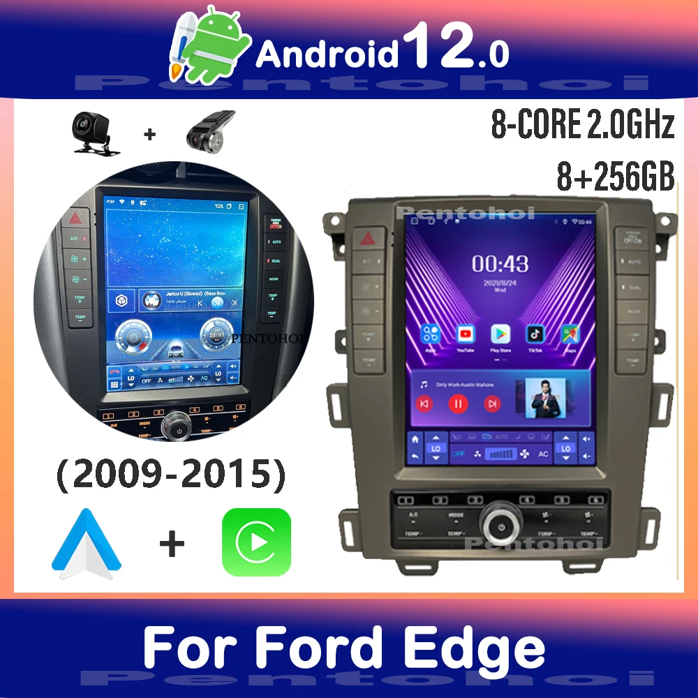 Pentohoi For Ford Edge 2009 - 2015 Android 12 Car Radio DVD Multimedia Video Autoradio Player Stereo Auto Navigation GPS 5G DSP
Pentohoi For Ford Edge 2009 - 2015 Android 12 Car Radio DVD Multimedia Video Autoradio Player Stereo Auto Navigation GPS 5G DSP