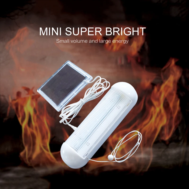 

Portable Solar Light LED Bulb Outdoor Camping Torch Tent Lamps Emergency Lamp For Power Outages Energy Panel Sunlight Lighting