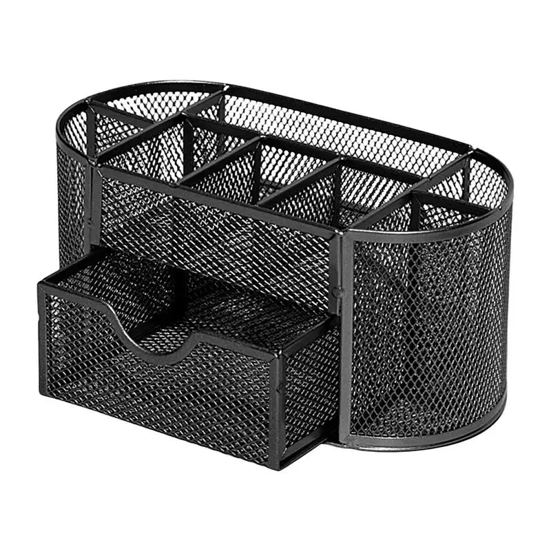 Mesh Pen Organizer 9-Grid Pencil Organizer Desktop Organizer Pencil Holder Home Art Supply Storage Box Metal Desk Stationary
Mesh Pen Organizer 9-Grid Pencil Organizer Desktop Organizer Pencil Holder Home Art Supply Storage Box Metal Desk Stationary