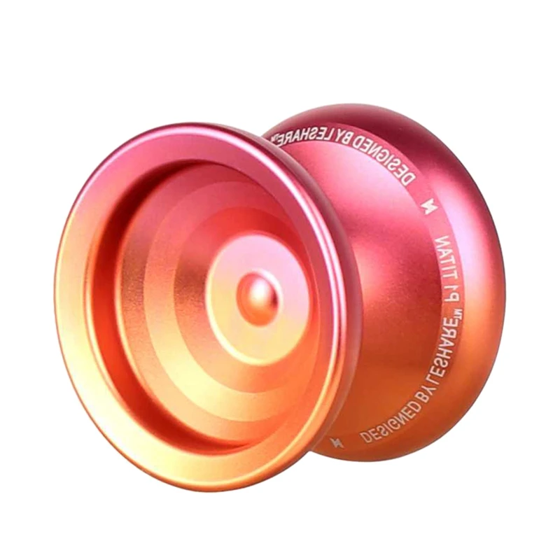Professional Unresponsive Aluminum Alloy Yoyo D56.4mm High Precision T Axis Bearing Metal Yoyo with YoYo Strings
Professional Unresponsive Aluminum Alloy Yoyo D56.4mm High Precision T Axis Bearing Metal Yoyo with YoYo Strings