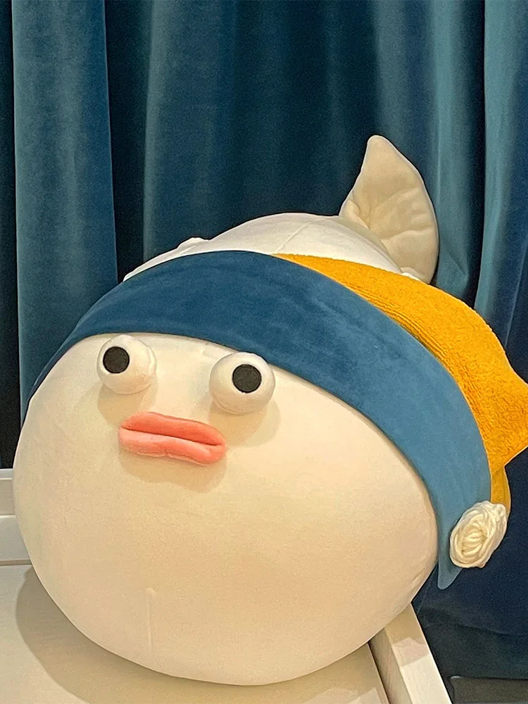 Ugly cute throw pillow Girl With A Pearl Earring cushion creative fish funny gift toy girl kids sofa home room decoration
Ugly cute throw pillow Girl With A Pearl Earring cushion creative fish funny gift toy girl kids sofa home room decoration