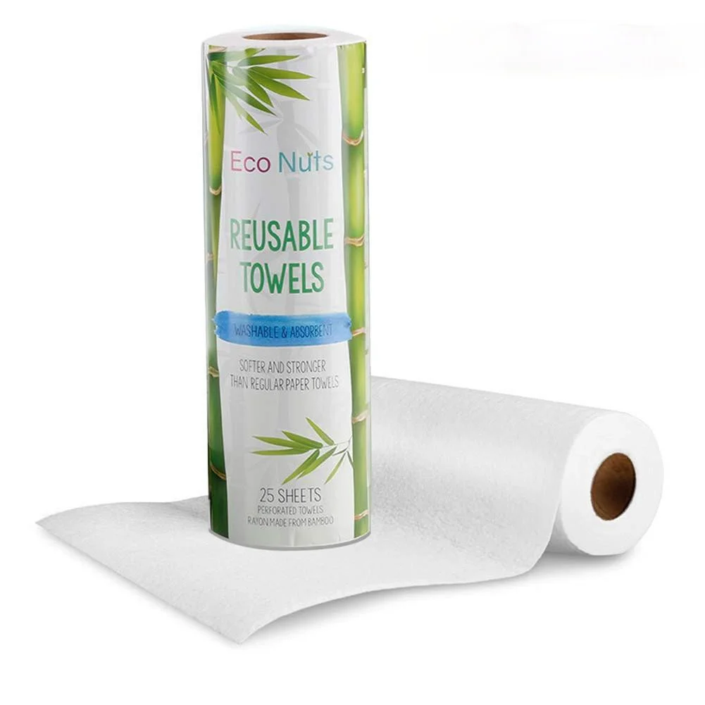25 PCS Reusable Lazy Rag Bamboo Towels Kitchen Dish Cloth Paper Towel Roll Organic Washable Cloths Cleaning Tools
25 PCS Reusable Lazy Rag Bamboo Towels Kitchen Dish Cloth Paper Towel Roll Organic Washable Cloths Cleaning Tools